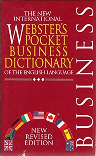 Websters pocket business dictionary