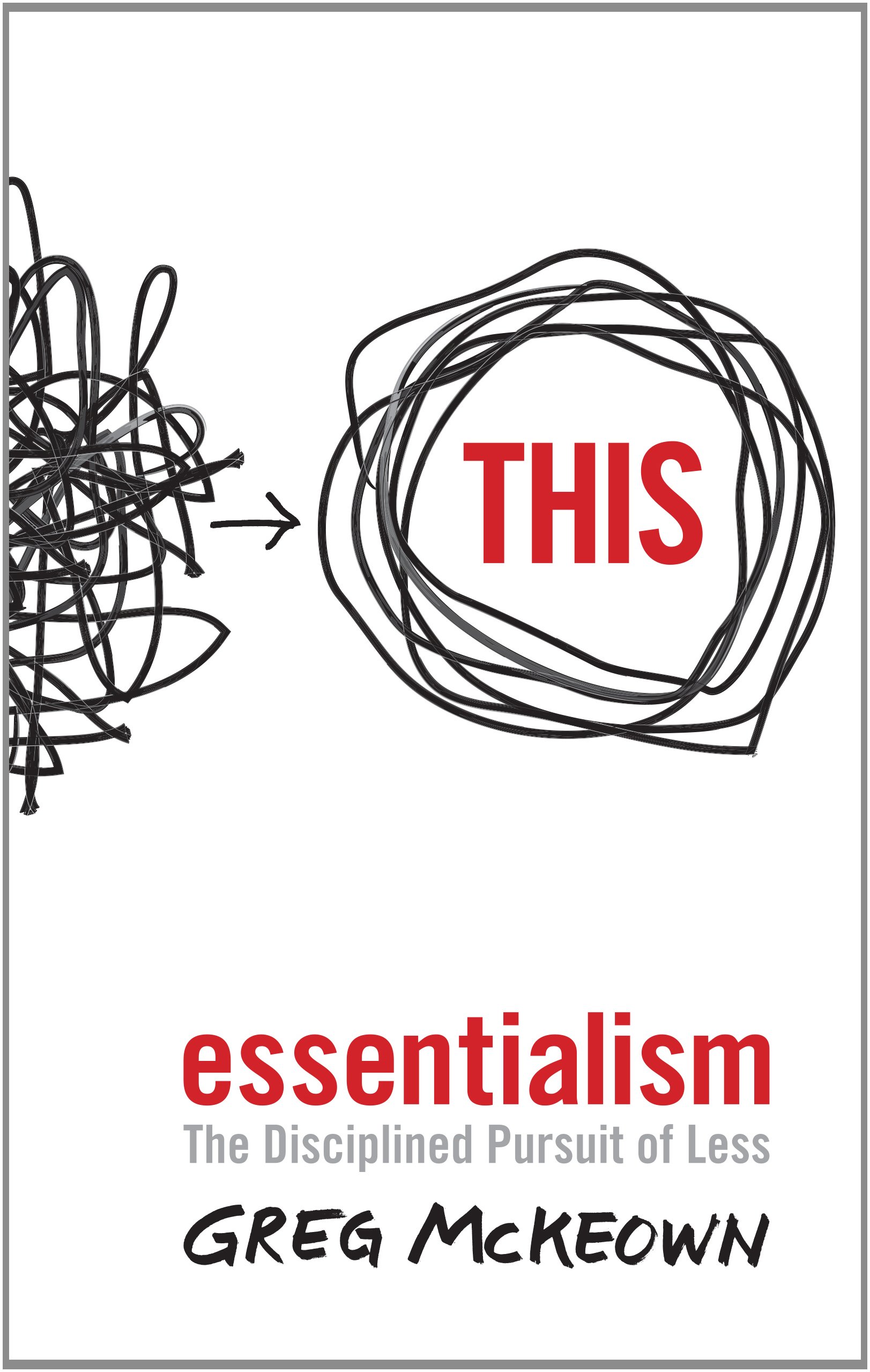 Essentialism The Disciplined Pursuit of Less