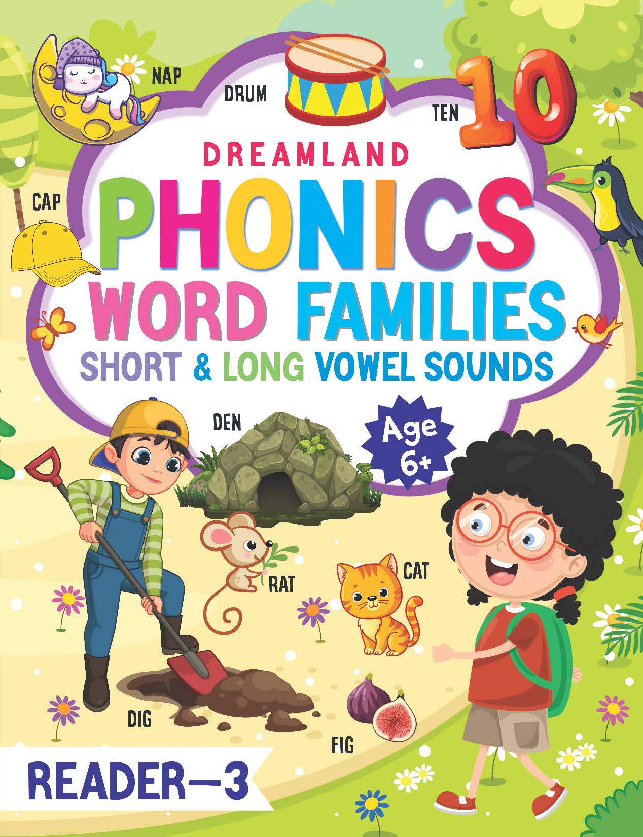 Dreamland Phonics – Word Families Short & Long Vowel Sounds – Reader – 3