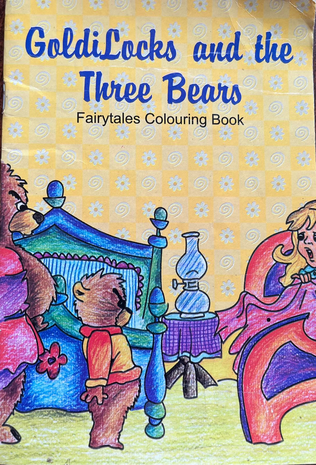 Goldilocks and the Three bears, colouring book