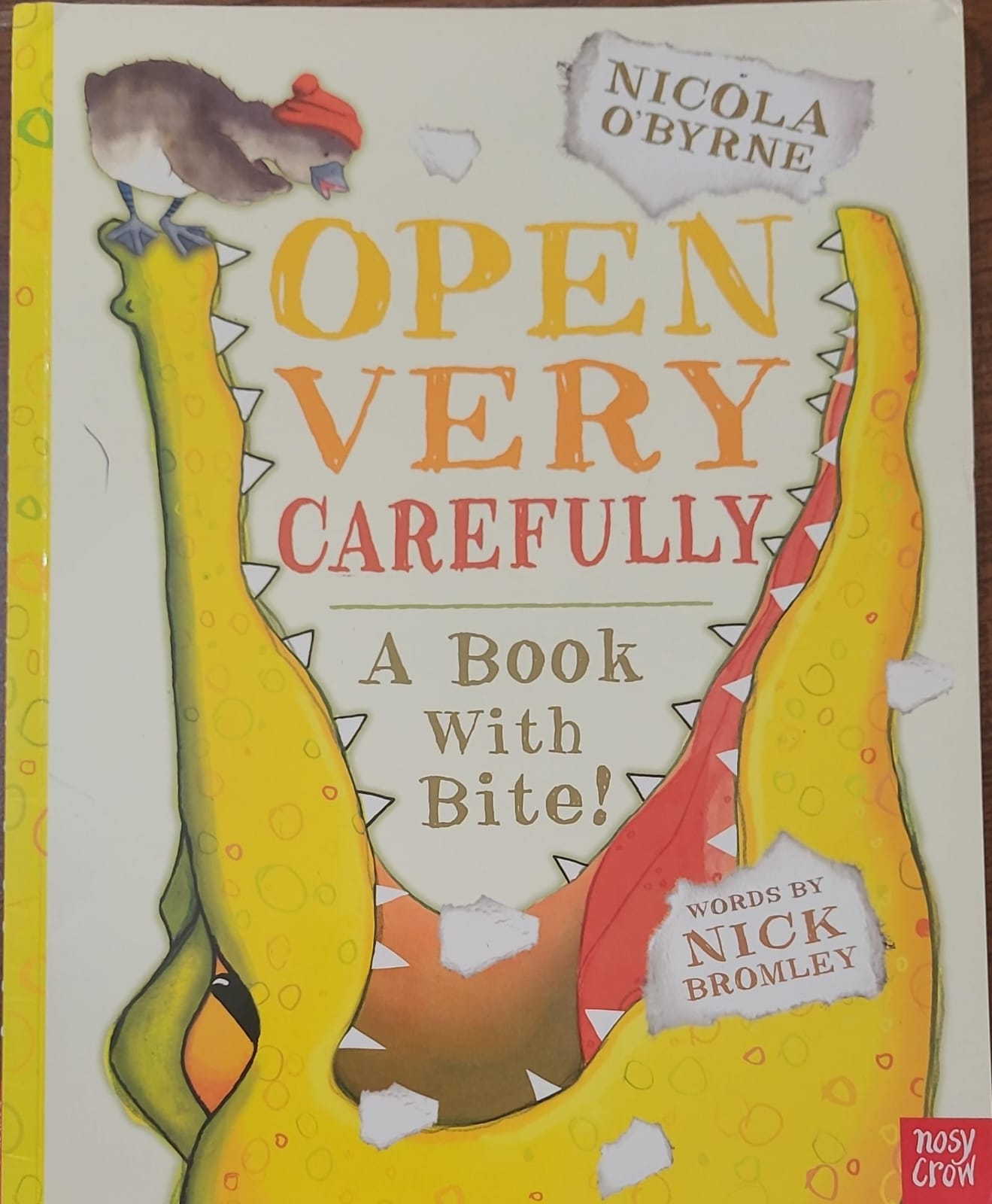 Open very carefully, A book with bite!
