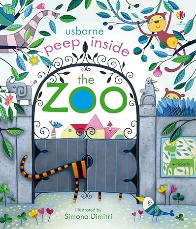 Peep inside the zoo, board book